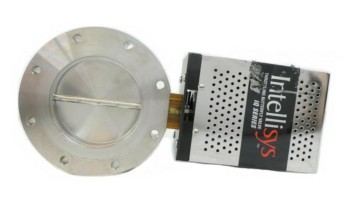 Used Nor-Cal 3870-03464 IQ Series Throttling Butterfly Valve Intellisys AMAT Working