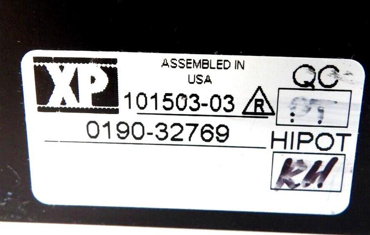Used XP Power 101503-03 Power Supply AMAT Applied Materials 0190-32769 Surplus