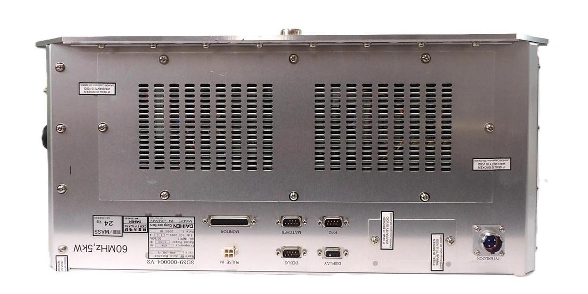 Used Daihen AMN-50L-V RF Auto Matcher TEL 3D39-000004-V2 60MHz @ 5kW Working Surplus