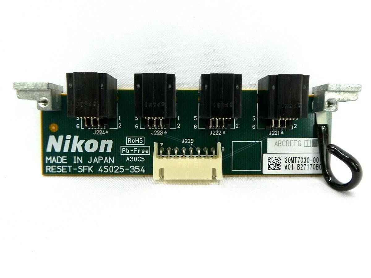 Used Nikon 4S025-354 Interface Board PCB Card RESET-SFK NSR-S620D System Working