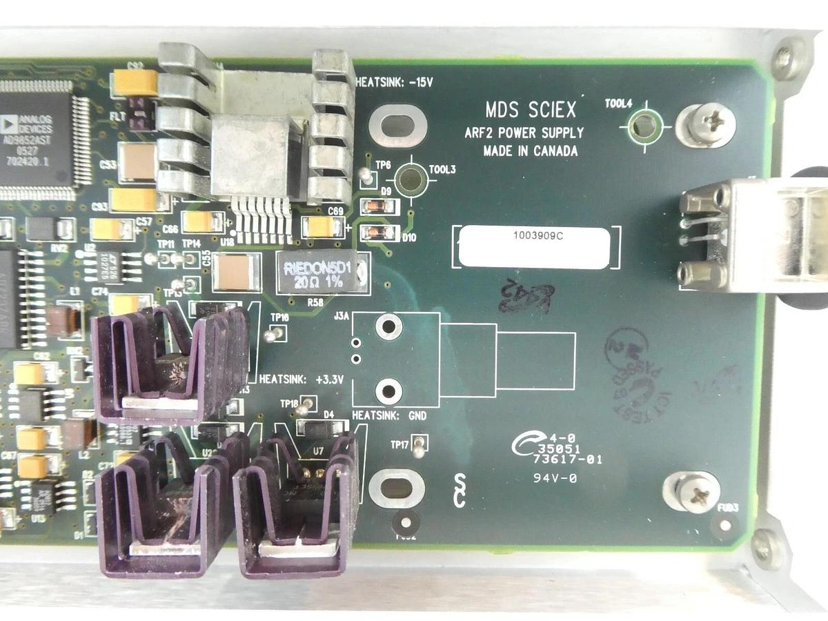 Used AB Sciex 1004005 ARF Power Supply Interface Module 1003909 API 3200 MDS Working