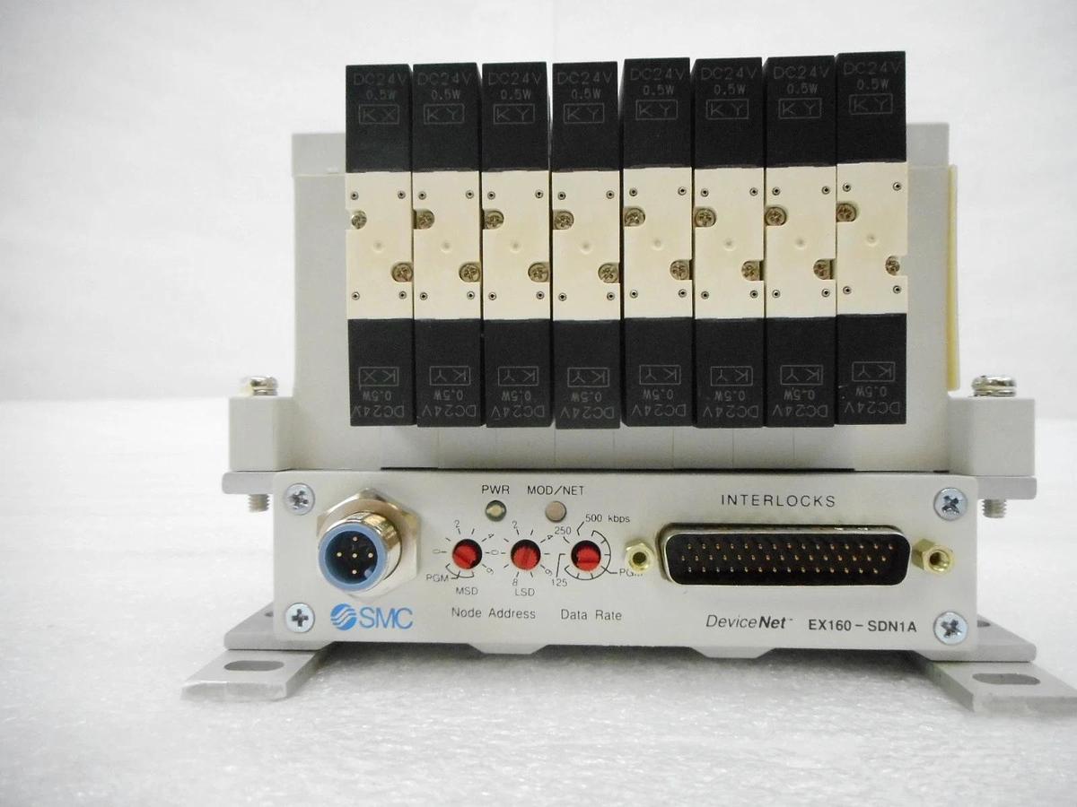 SMC VV5Q11-08-DAJ00906 8-Port Pneumatic Manifold ASM 50-125207A19 New