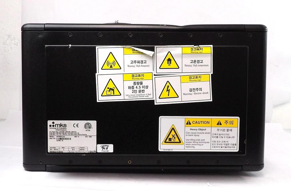 Used ASTRON e/ex MKS Instruments AX7685-33 RPS Plasma Source ASTeX Tested Working