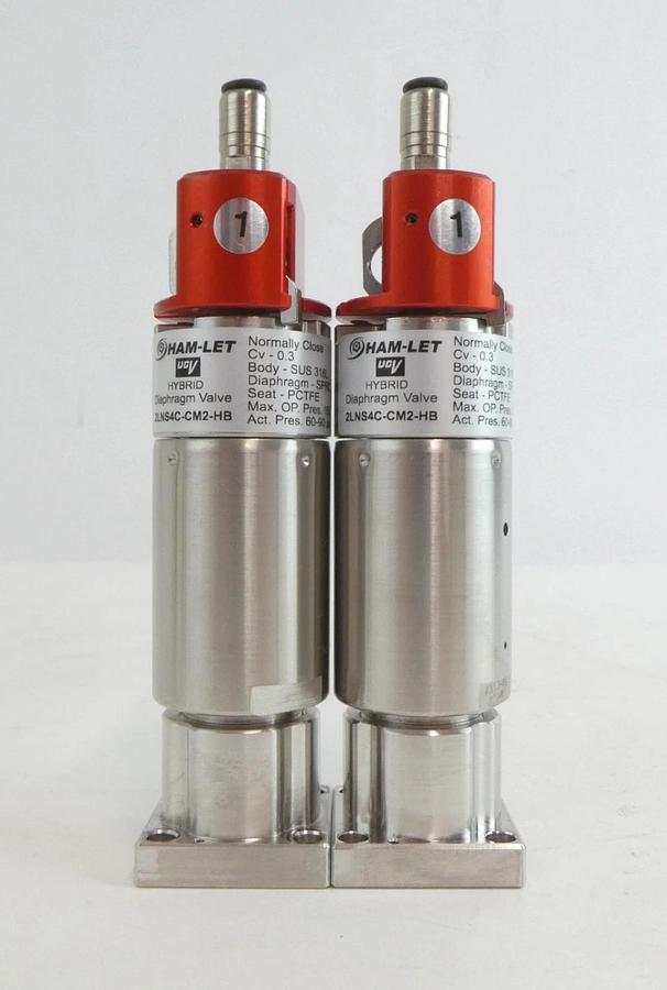 Used Ham-Let 2LNS4C-CM2-HB Hybrid Diaphragm Valve Reseller Lot of 6 Working