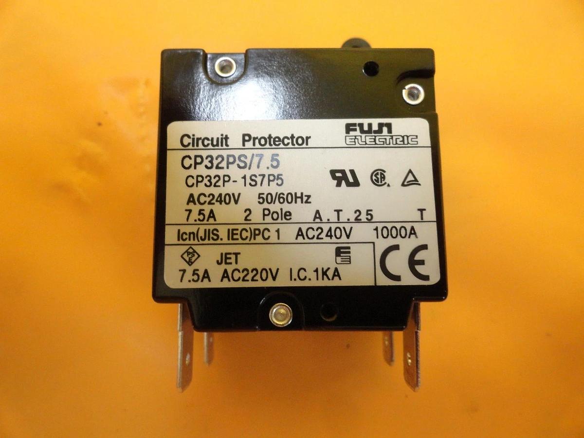 Used Fuji Electric CP32PS/7.5 Circuit Protector Reseller Lot of 12 Used Working