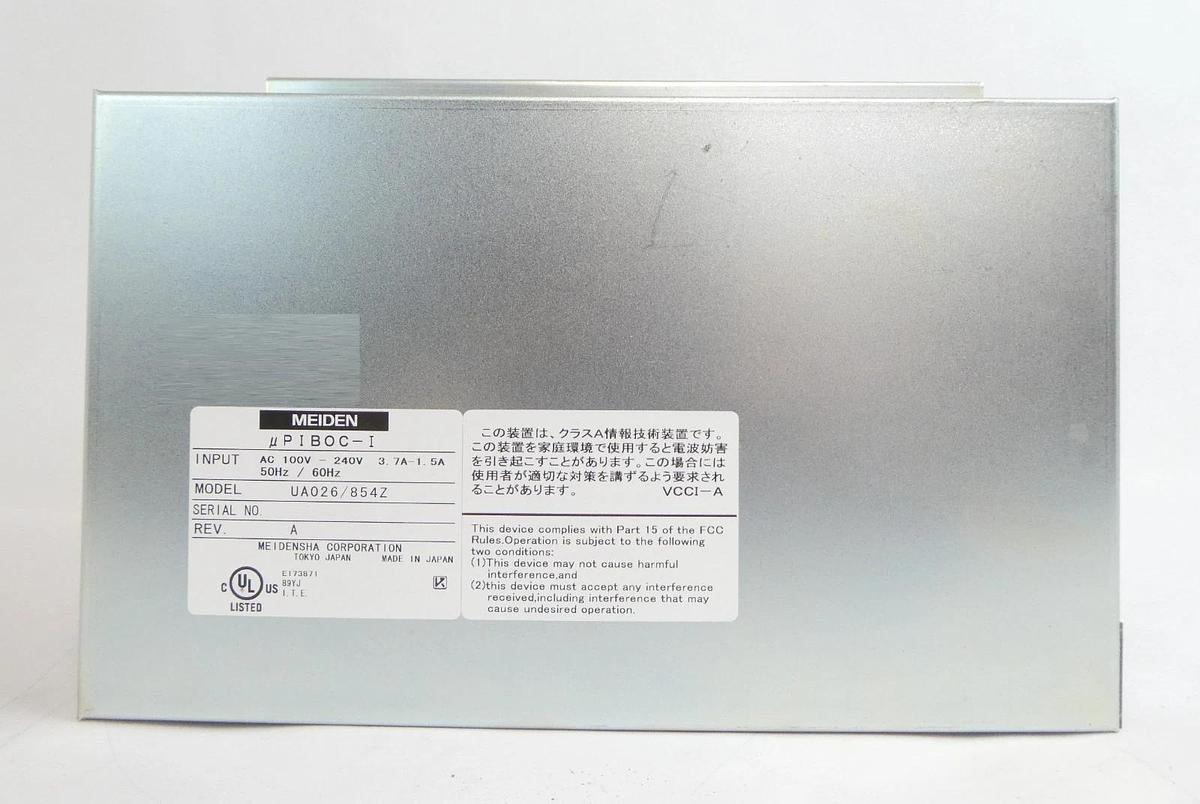 Used Meiden UA026/854Z Industrial Control Computer µPIBOC-I TEL INGENIO TL2 Working