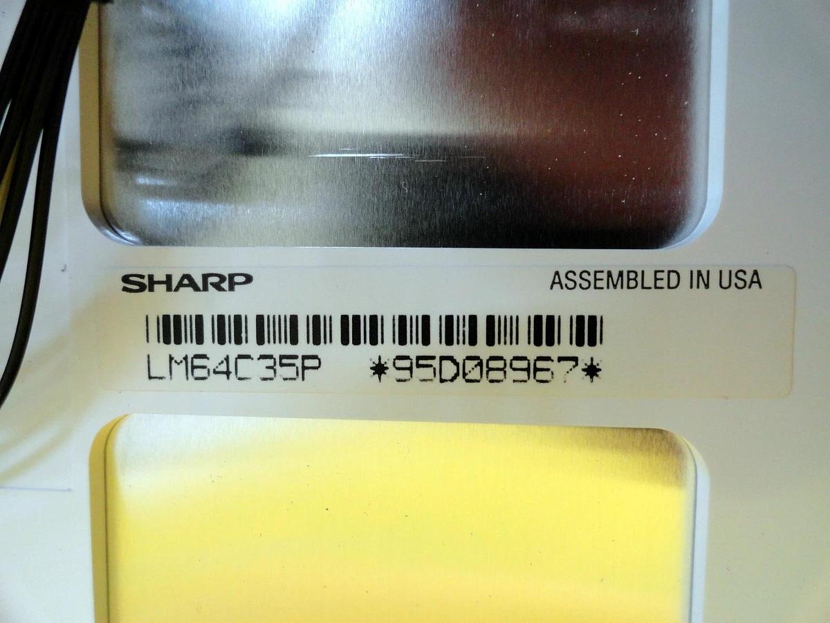 Used Sharp LM64C35P LCD Panel Microvision 7080 Monitor Used Working
