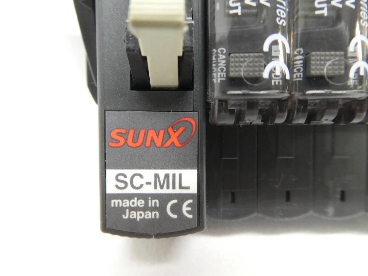 Used Sunx SC Series Sensor-PLC Connection System SC-MIL SC-T8J FX-300 Working Surplus