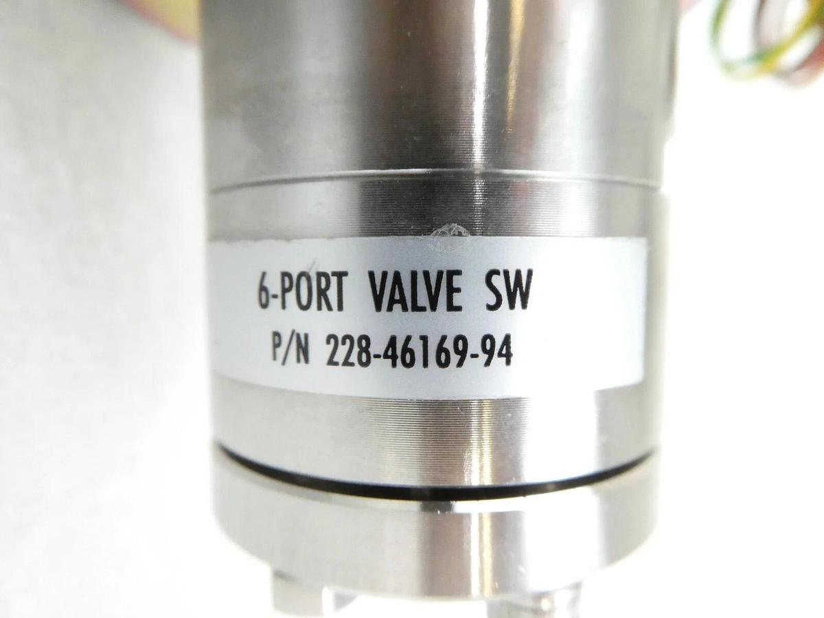 Used Shimadzu 228-46169-94 6-Port Valve and Motorized Assembly 103G714-01G1 Working