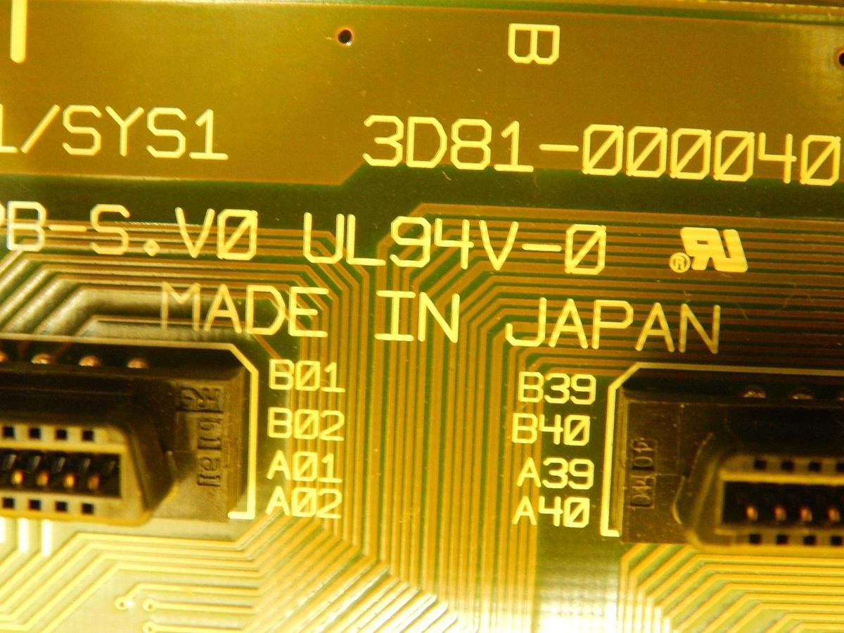 Used TEL Tokyo Electron 3D81-000040-V2 Processor PCB TYB61F-1/SYS1 T-3044SS Used