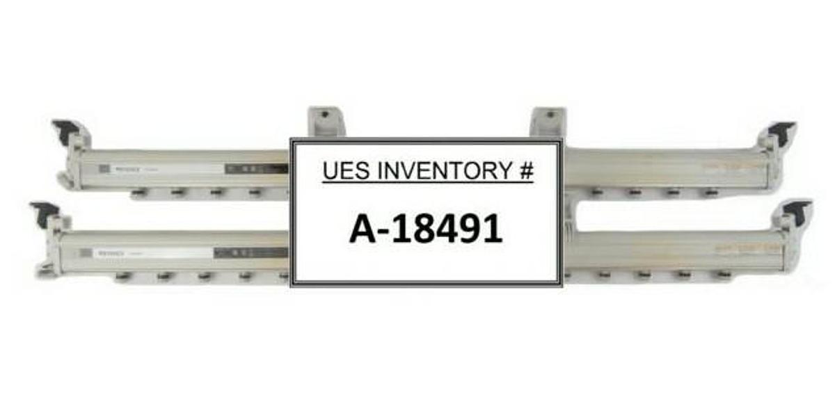 Used Keyence SJ-R108 Static Eliminator SJ-R Series Reseller Lot of 2 Working Surplus