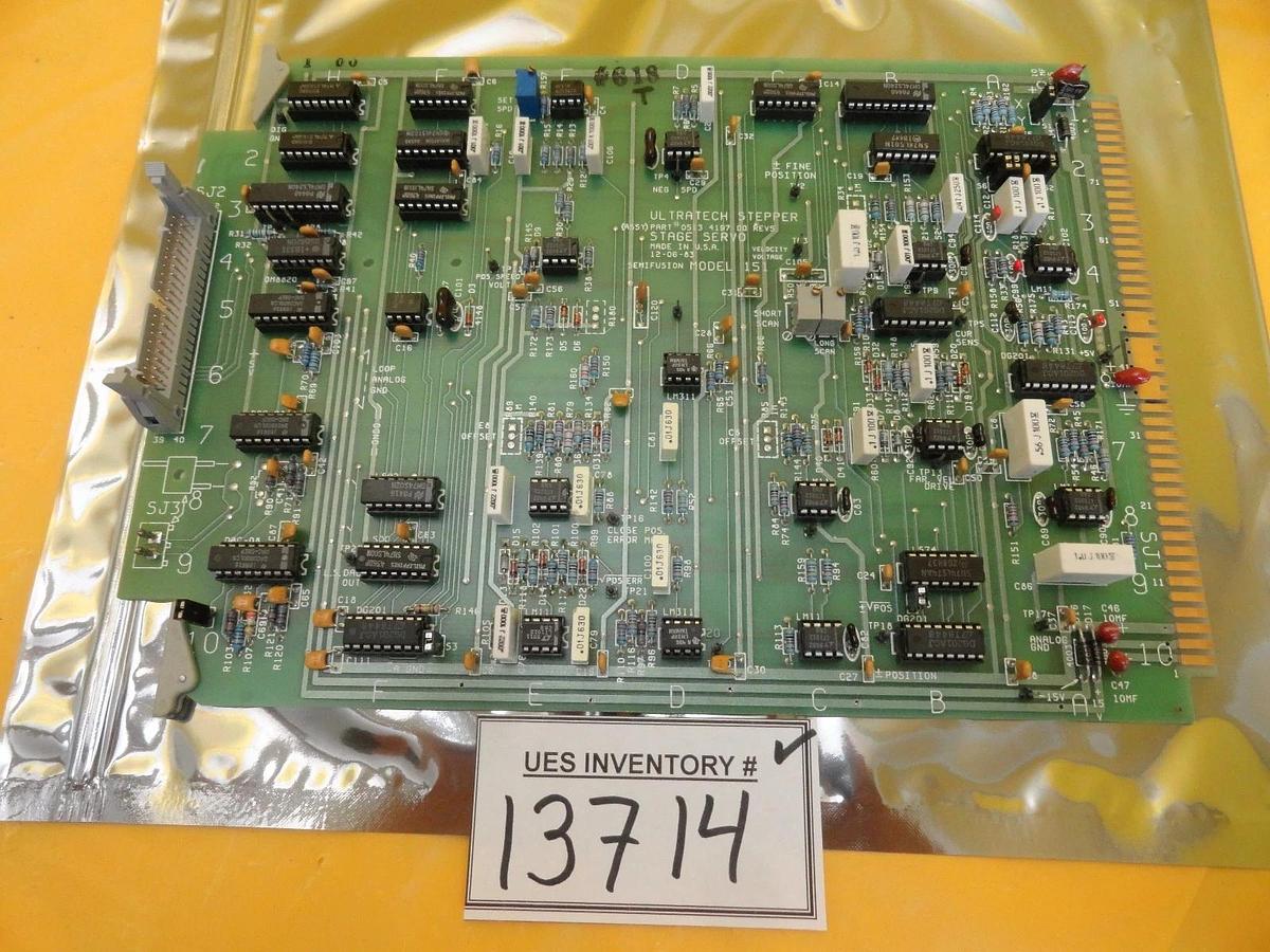 Used Ultratech Stepper 0513 4197 00 Servo Stage PCB Card Semifusion Model 151 Used