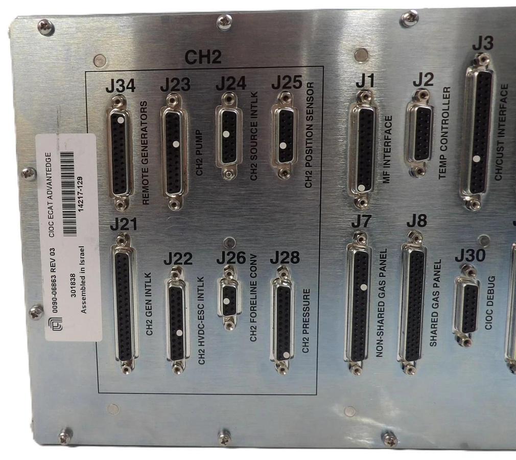 Used AMAT Applied Materials 0090-06863 CIOC ECAT ADVANTEDGE Working