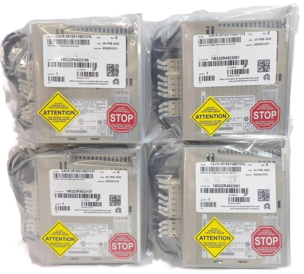 Yaskawa Electric CACR-2R1-EE1VBD-00 Servo Drive SERVOPACK Lot of 4 New