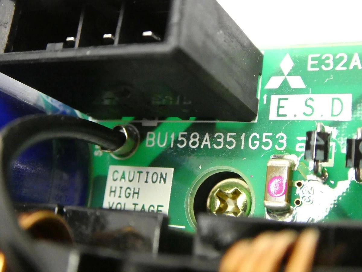 Used Mitsubishi BU158A351G53 High Voltage PCB Assembly E32AM 4 CR-E356-S06 Working