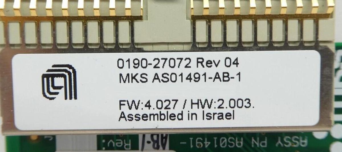 Used MKS Instruments AS01491-AB-1 DeviceNet PCB Card CDN491R AMAT 0190-27072 Lot of 3