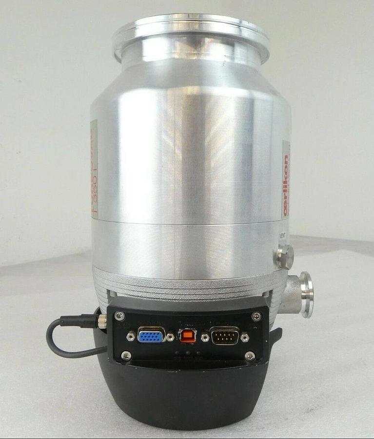 Used TURBOVAC T 350i Leybold 800136V0006 Turbomolecular Pump Turbo 300 Axial Working