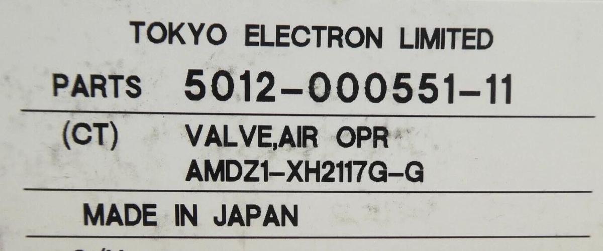 CKD AMDZ1-XH2117G-G Air-Operated Chemical Valve TEL 5012-000551-11 Lot of 8 New