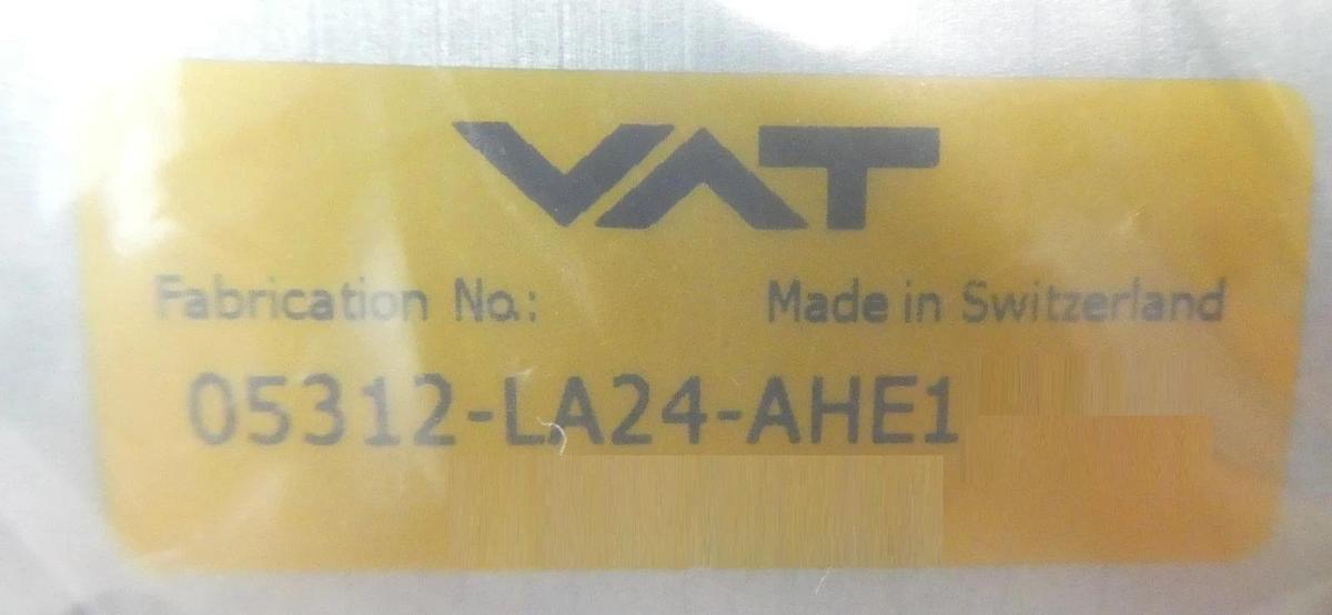 VAT 05312-LA24-AHE1 HV Transfer Valve Insert with L-MOTION ASM 1083-896-01 New