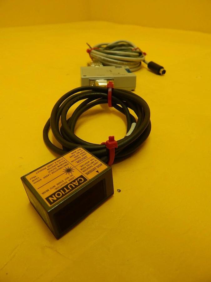 Used Keyence BL-600HA Laser Barcode Reader with BL-U2 Power Supply Zygo ARMI Used