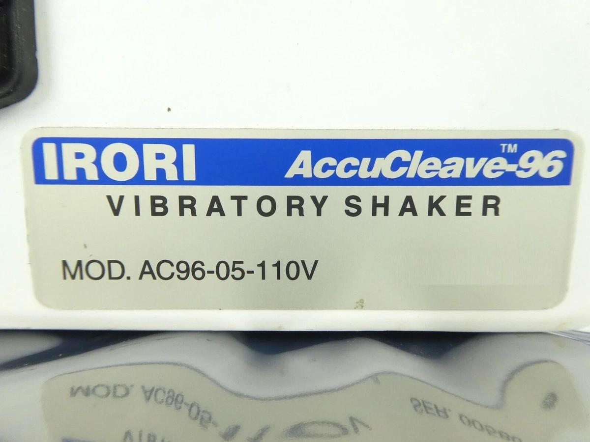 IRORI AC96-05-100V Cleaving Station Vibratory Shaker AccuCleave-96 New Surplus