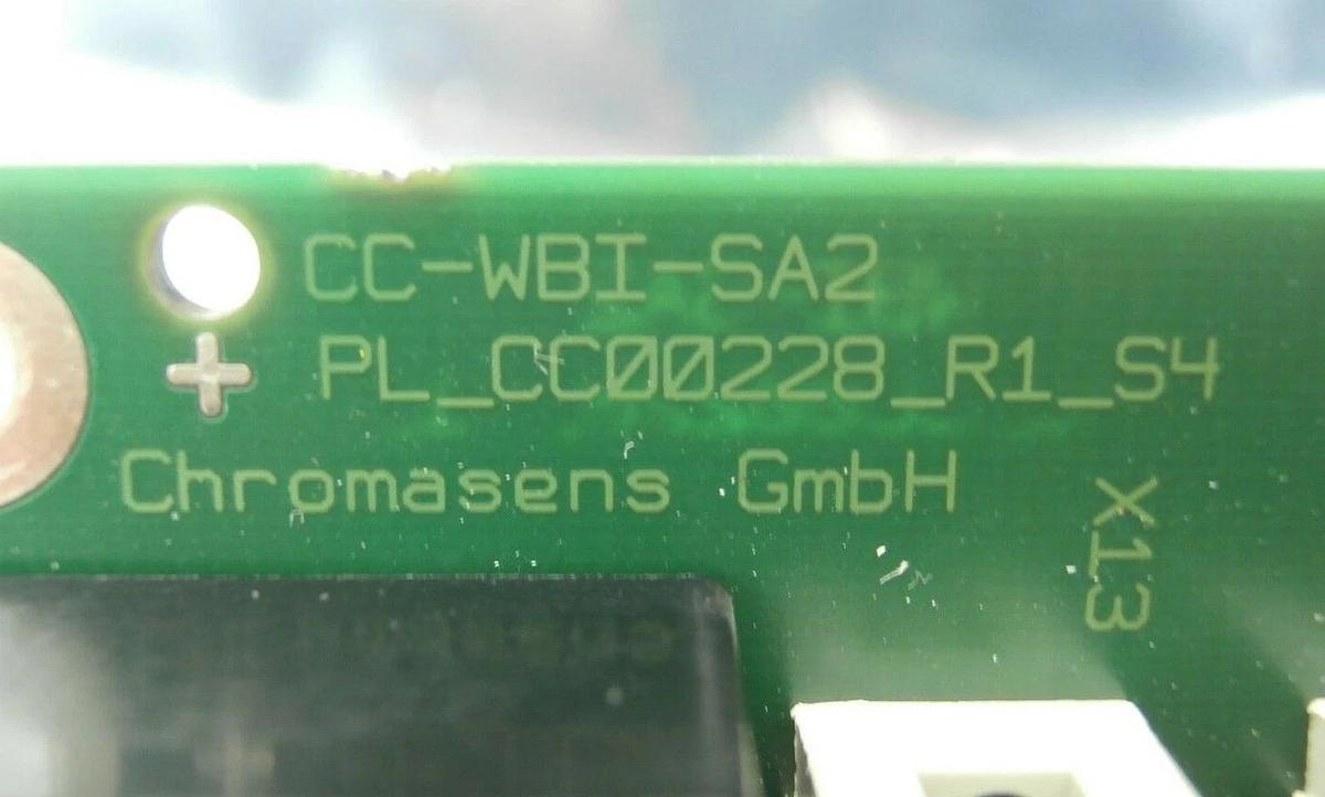 Used Chromasens CC-WBI-SA2 Interface PCB CC00228 KLA-Tencor WBI 300 Copper Cu Working
