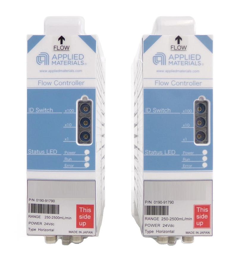 Used AMAT Applied Materials 0190-91790 Flow Controller 250-2500mL Lot of 2 Working