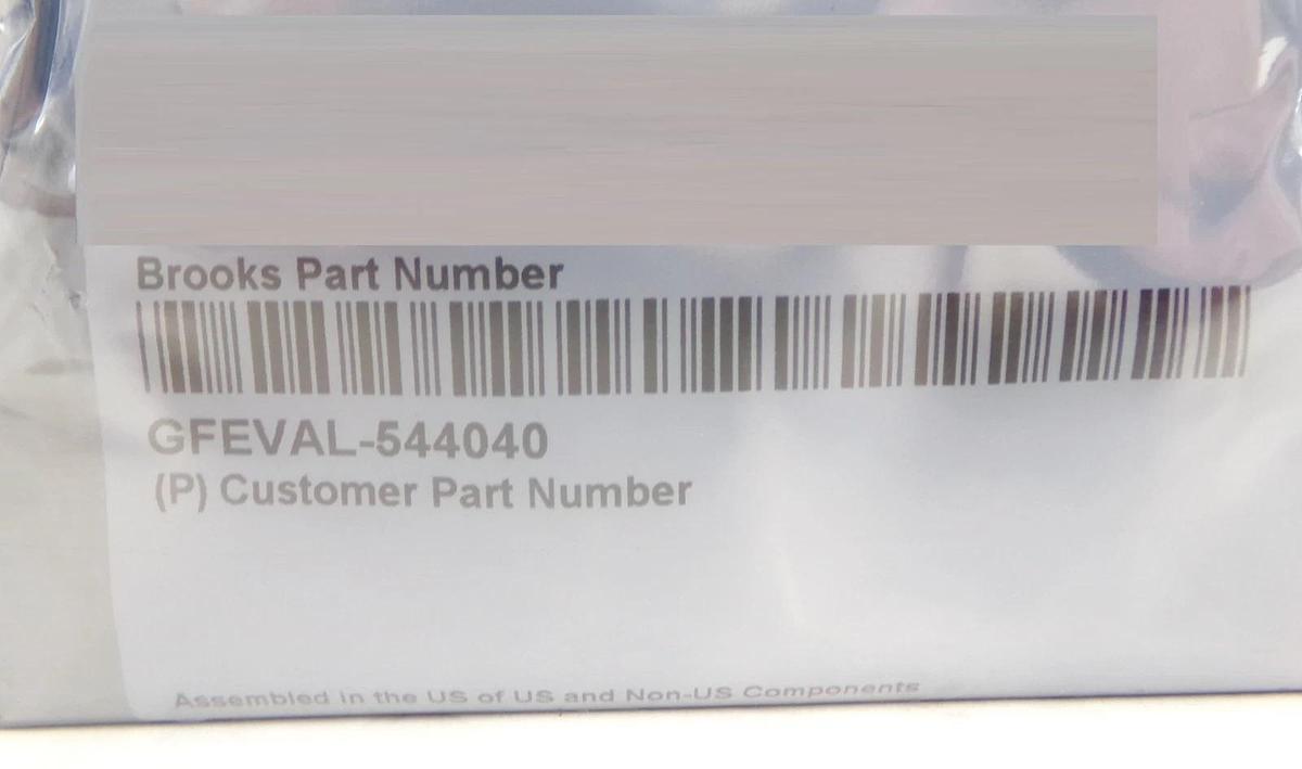 Brooks Instrument GFEVAL-544040 Mass Flow Controller MFC 50 SCCM C4F6 New