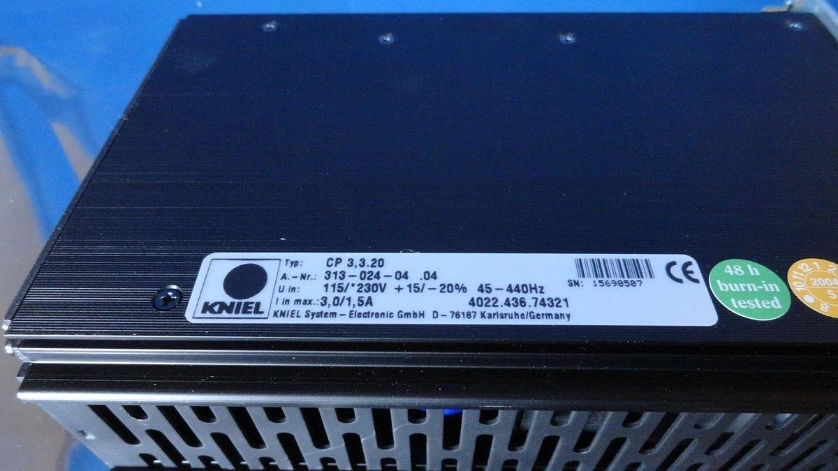 Used Kniel CP 3,3.20 3,3V Power Supply PCB Card ASML 4022.436.74321 Working Surplus