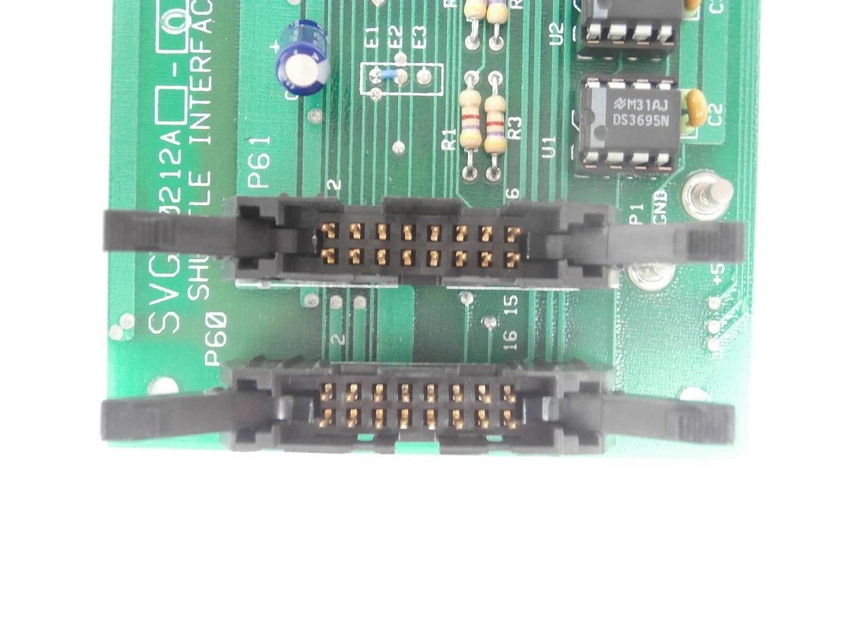 Used SVG Silicon Valley Group 80212A-01 Shuttle Interface PCB 99-80212-01 Working