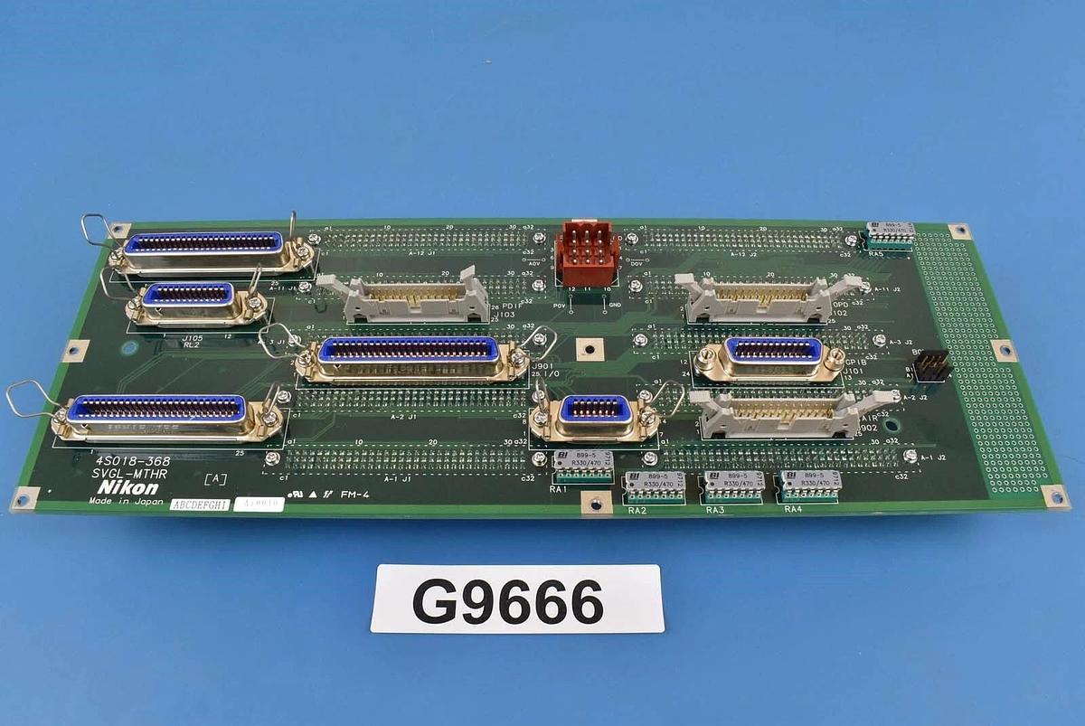 Used Nikon 4S018-368 PCB SVGL-MTHR Backplane
