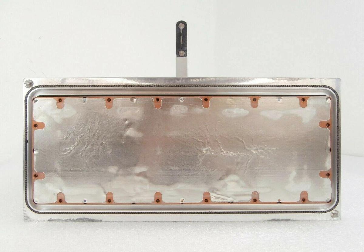 Used Umicore 0483078 Chromium 99.95% Sputtering Target AKQ515HEC Balzers Working