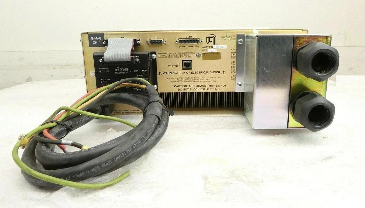 Used Kollmorgen MAG05-25041-007 EMAG 4 Chan Power System AMAT 0195-05598 Cu Working