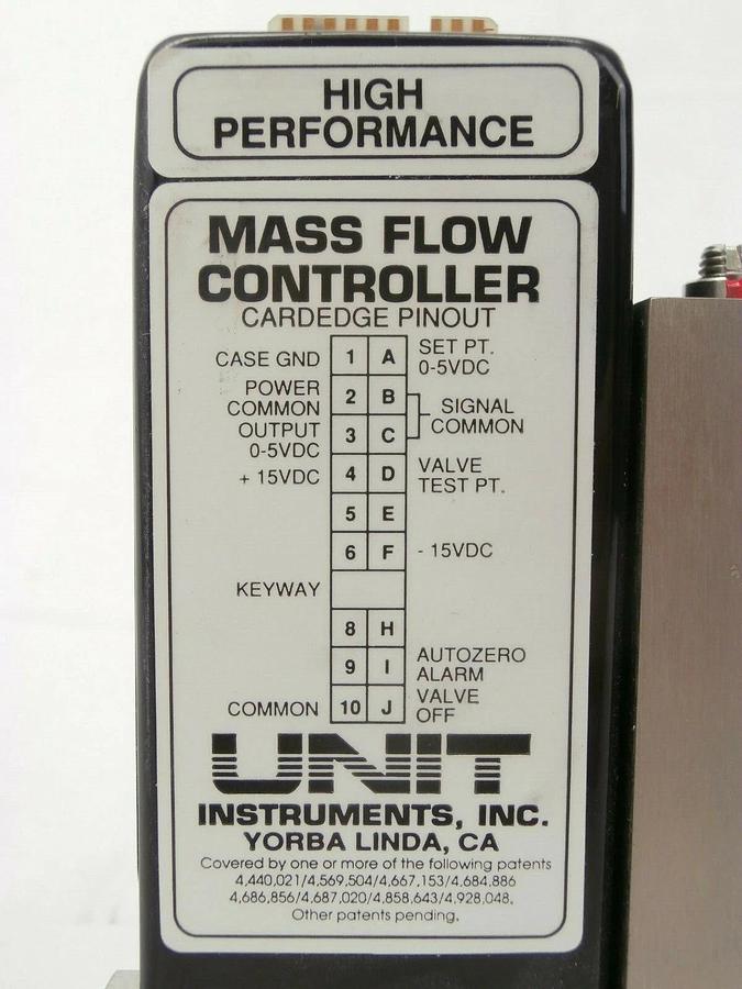 Used UNIT Instruments UFC-1200A Mass Flow Controller Lam 797-098570-604 Working Spare