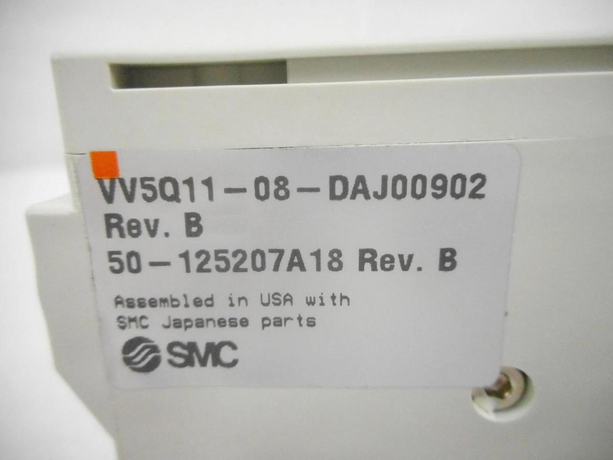 SMC VV5Q11-08-DAJ00902 8-Port Pneumatic Manifold ASM 50-125207A18 New