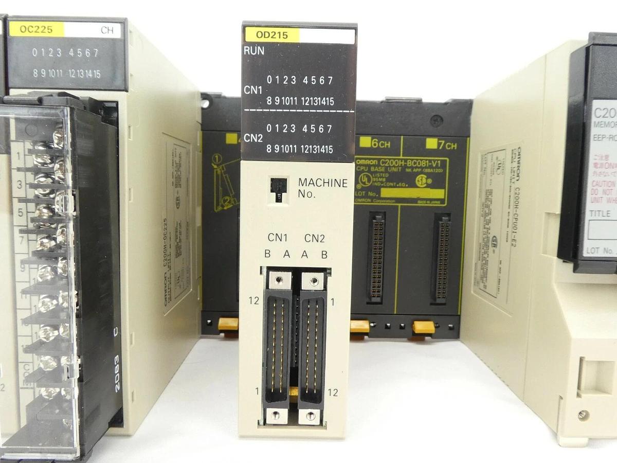 Used Omron C200H Programmable Logic Controller PLC Assembly Sysmac Microbar Trackmate
