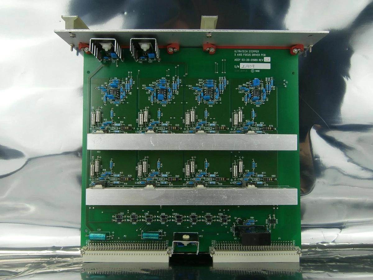Used Ultratech Stepper 03-20-01989 5 Axis Focus Driver FOCUS PCB Card 4700 Used