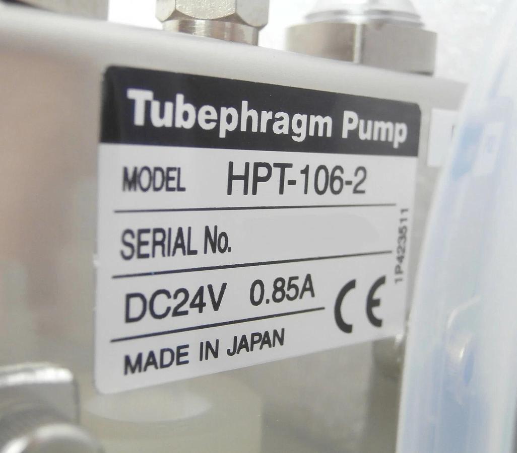Used Iwaki HPT-106-2 Tubephragm Pump No Cables TEL 5011-000004-12 Lithius Spare