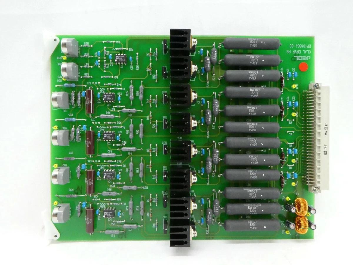 Used JEOL BP101864-00 Driver PCB Card OLAL DRVR PB JWS-7555S SEM Working Spare