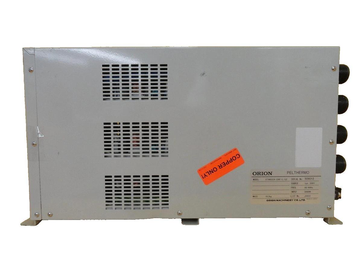 Used Orion Machinery ETM832A-DNF-L-G2 Power Supply PEL THERMO Copper Cu Working