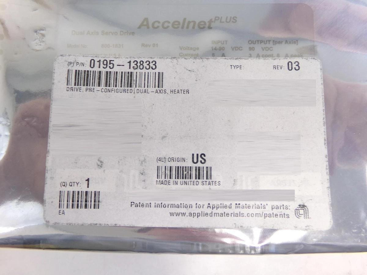 Copley Controls 800-1831 Dual Axis Servo Drive Accelnet Plus Lot of 2 New