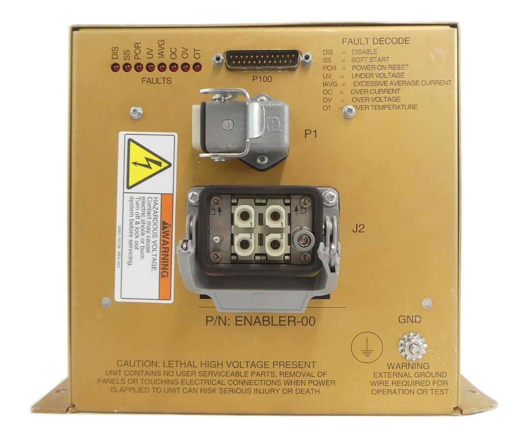 Used Kollmorgen ENABLER-00 2-Channel Magnet Driver AMAT 0190-16633 Working