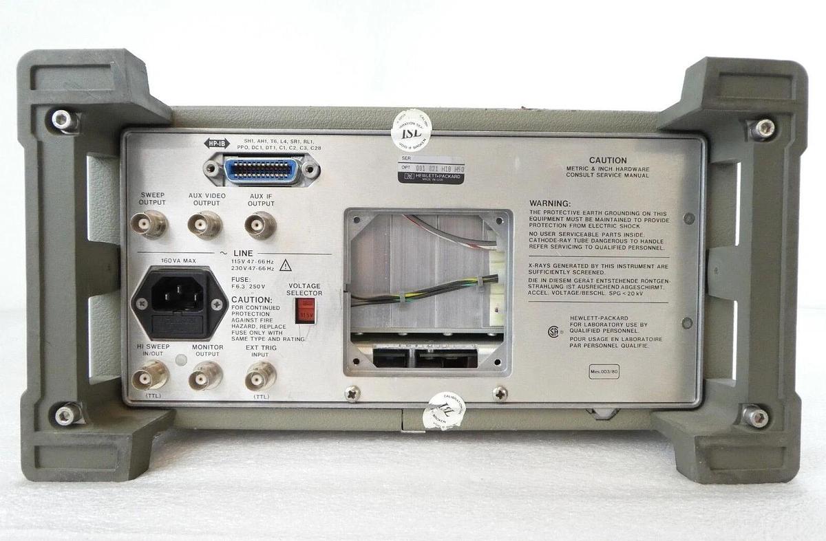 Used HP Hewlett-Packard 8590A 10KHz-1.5GHz Spectrum Analyzer Option 001 Working