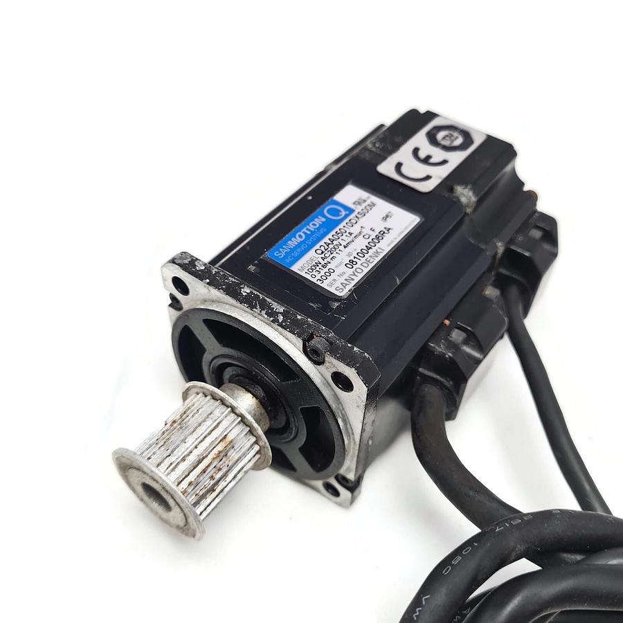 Used Sanyo Denki R2AA06040HCPBLM8 AC Servo Motor SANMOTION R Lot of 3 Working