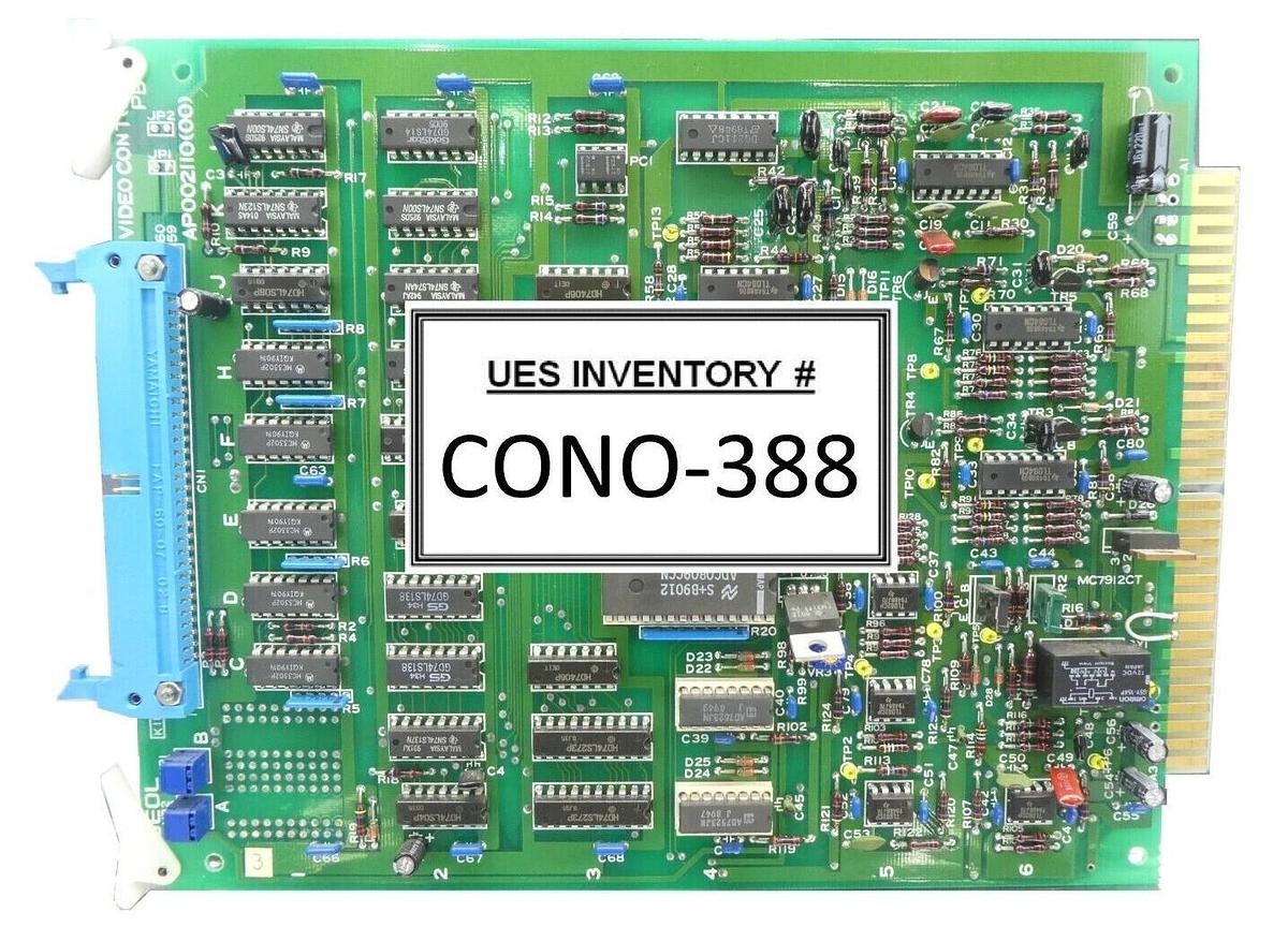 Used JEOL AP002110(00) Video Control PCB Card VIDEO CONT(3) PB JSM-6400F SEM Working
