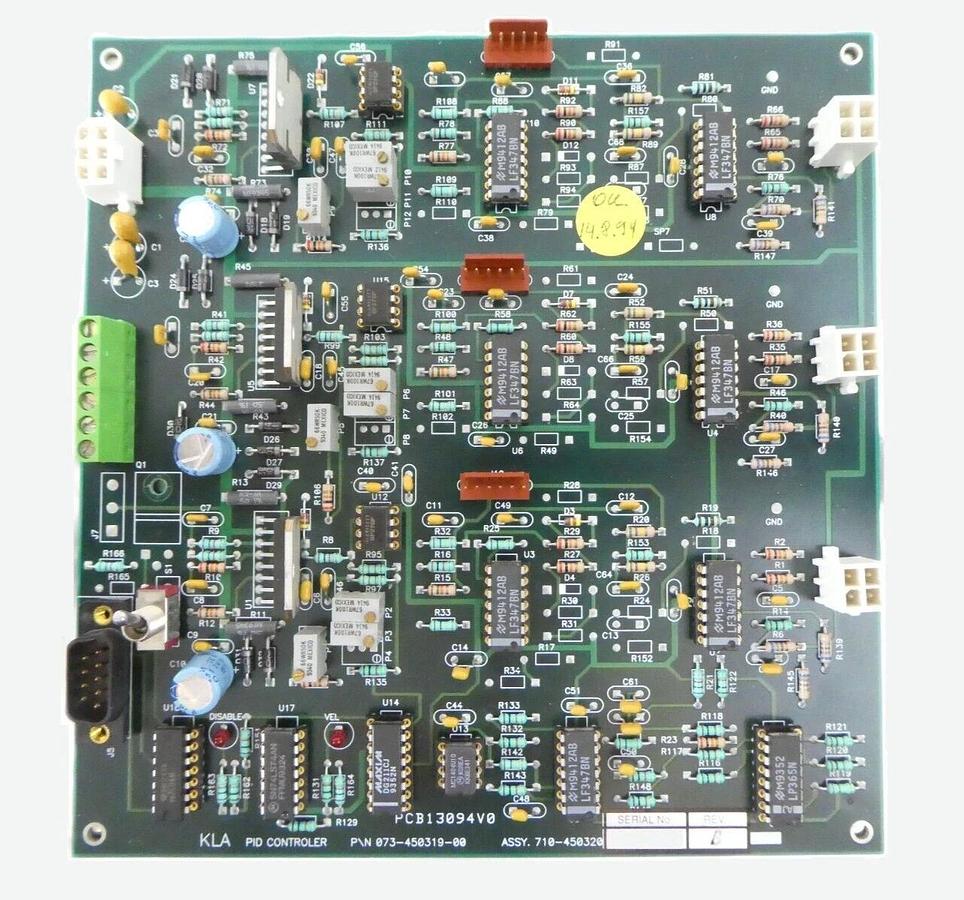 Used KLA-Tencor 073-450319-00 PID Controller PCB 710-450320-00 5100 Working Surplus