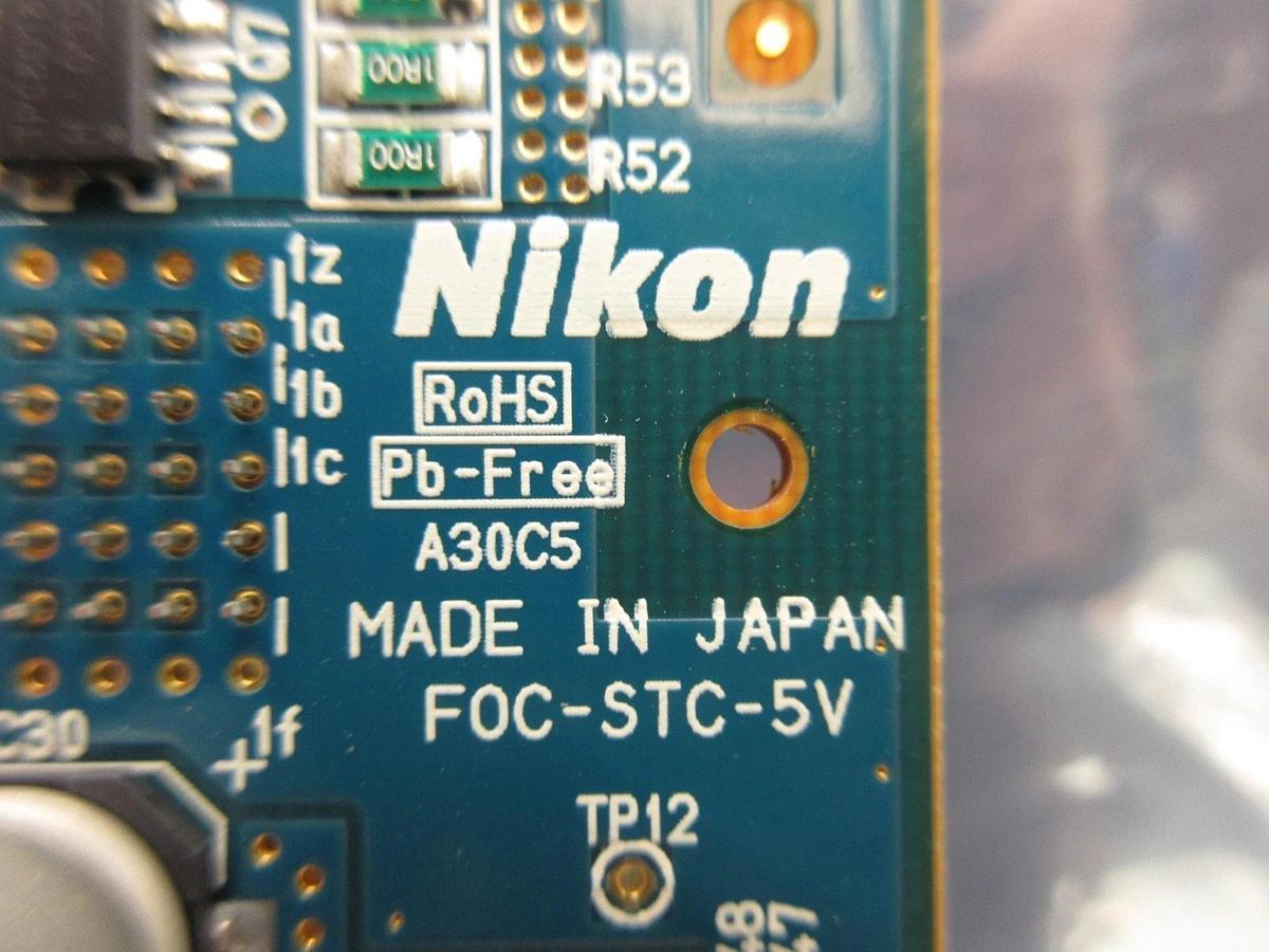 Used Nikon Precision FOC-STC-5V Processor Board PCB NSR Series System Working