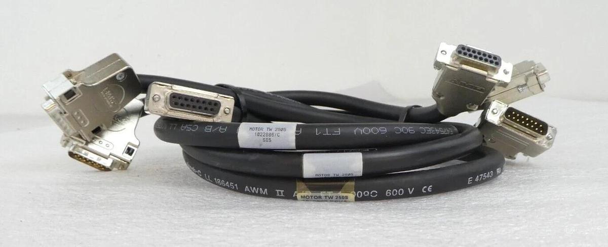 Used Oerlikon Leybold Turbomolecular Vacuum Pump Turbo Cable Lot of 3 TW-250S Working