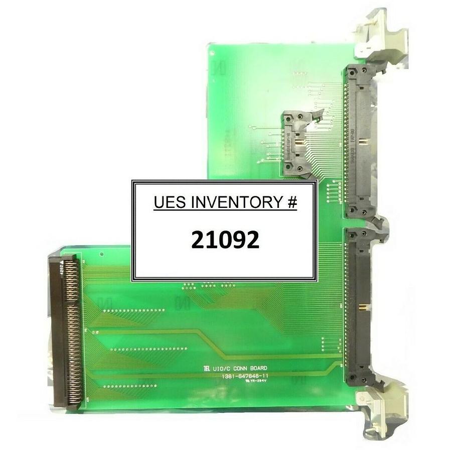 Used TEL Tokyo Electron 1381-647848-11 Connector VME PCB Card UIO/C MARK 8 Working