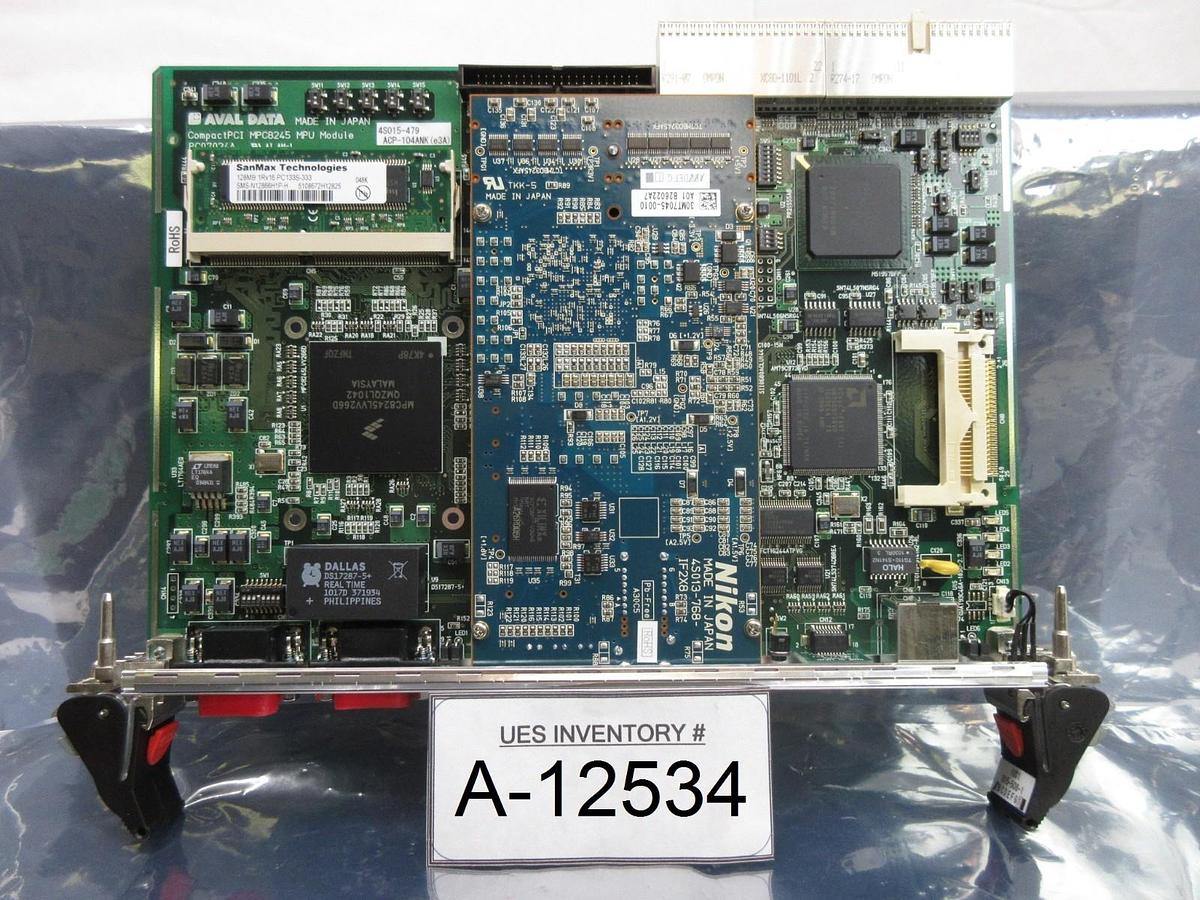 Used AVAL DATA 4S015-479 Processor PCB Card ACP-104ANK (e3A) Nikon NSR-S620D Used
